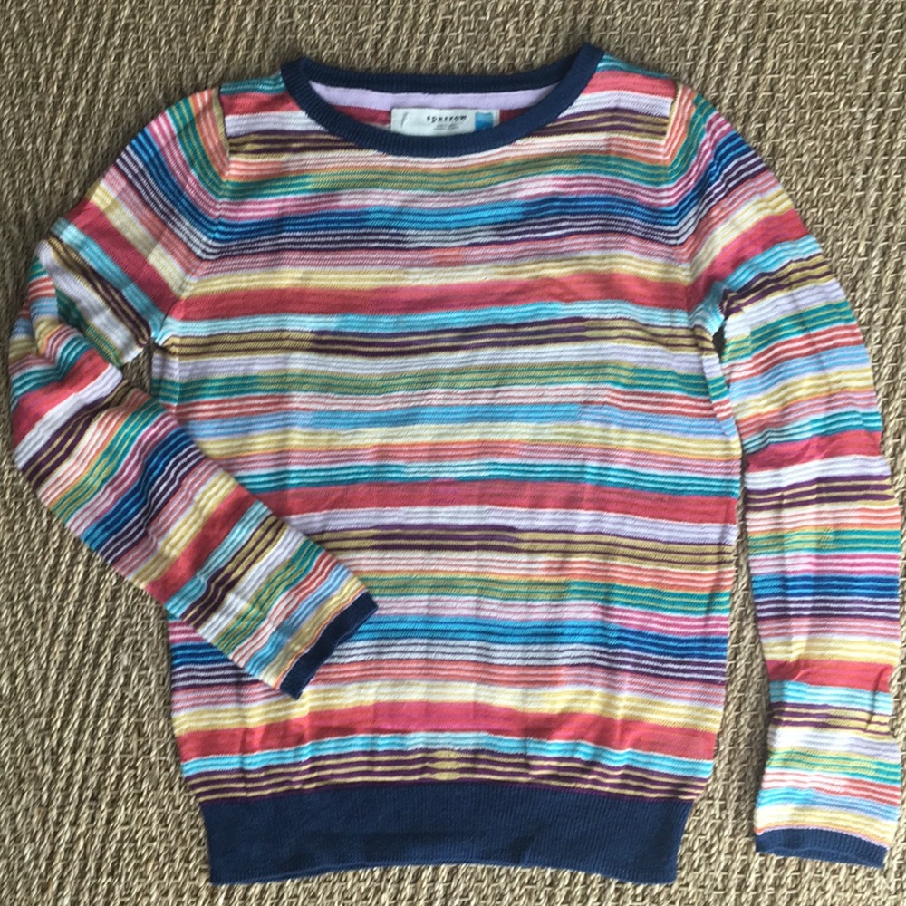 Sparrow Striped Crewneck Sweater